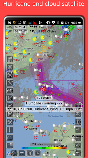 Rain & storm radar: eMap HDF - عکس برنامه موبایلی اندروید