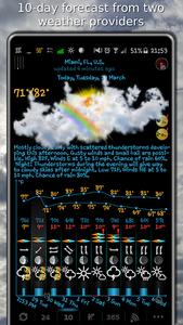 eWeather HDF - weather app - عکس برنامه موبایلی اندروید