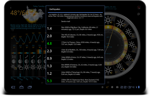 Weather app - eWeather HDF - عکس برنامه موبایلی اندروید