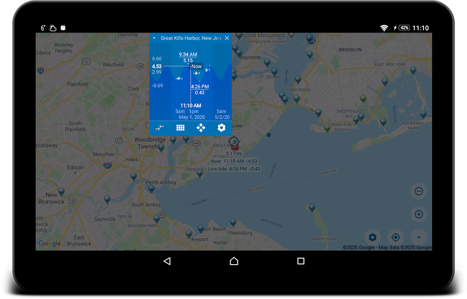 Tides app & widget - eTide HDF - عکس برنامه موبایلی اندروید