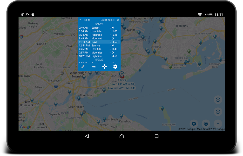Tides app & widget - eTide HDF - عکس برنامه موبایلی اندروید