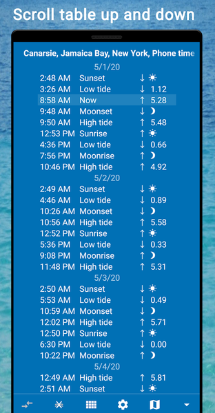 Tides app & widget - eTide HDF - عکس برنامه موبایلی اندروید