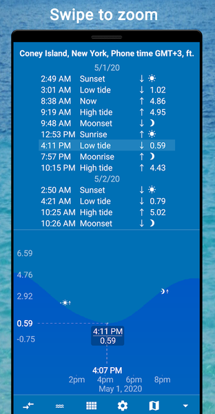 Tides app & widget - eTide HDF - عکس برنامه موبایلی اندروید