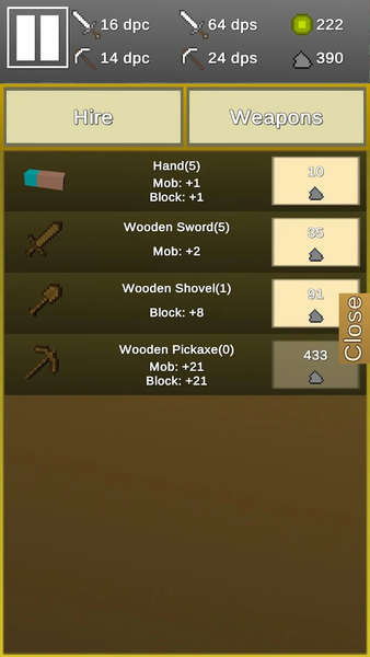 MineClicker - عکس بازی موبایلی اندروید
