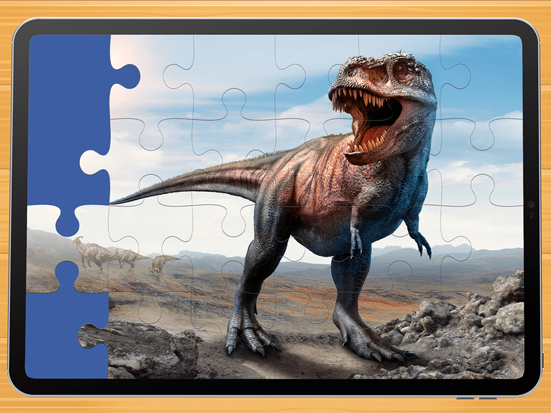 Dinosaur Jigsaw Puzzles - Gameplay image of android game