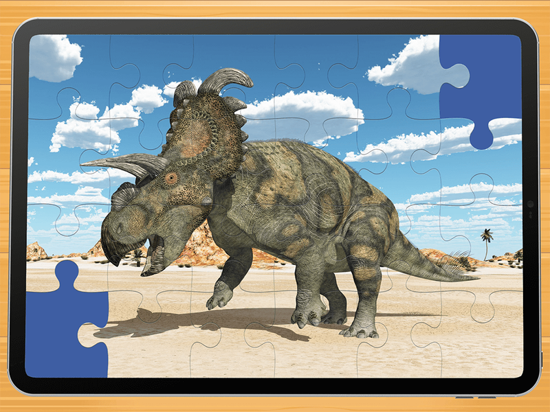 Dinosaur Jigsaw Puzzles - Gameplay image of android game