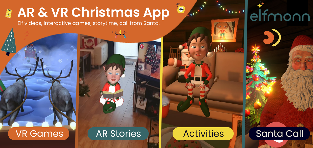 Elfmonn - AR/VR Christmas Fun - عکس برنامه موبایلی اندروید