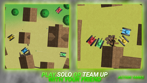 Action Tanks: ۲-۴ players party tank games game - عکس بازی موبایلی اندروید
