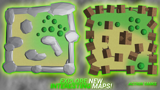 Action Tanks: ۲-۴ players party tank games game - عکس بازی موبایلی اندروید