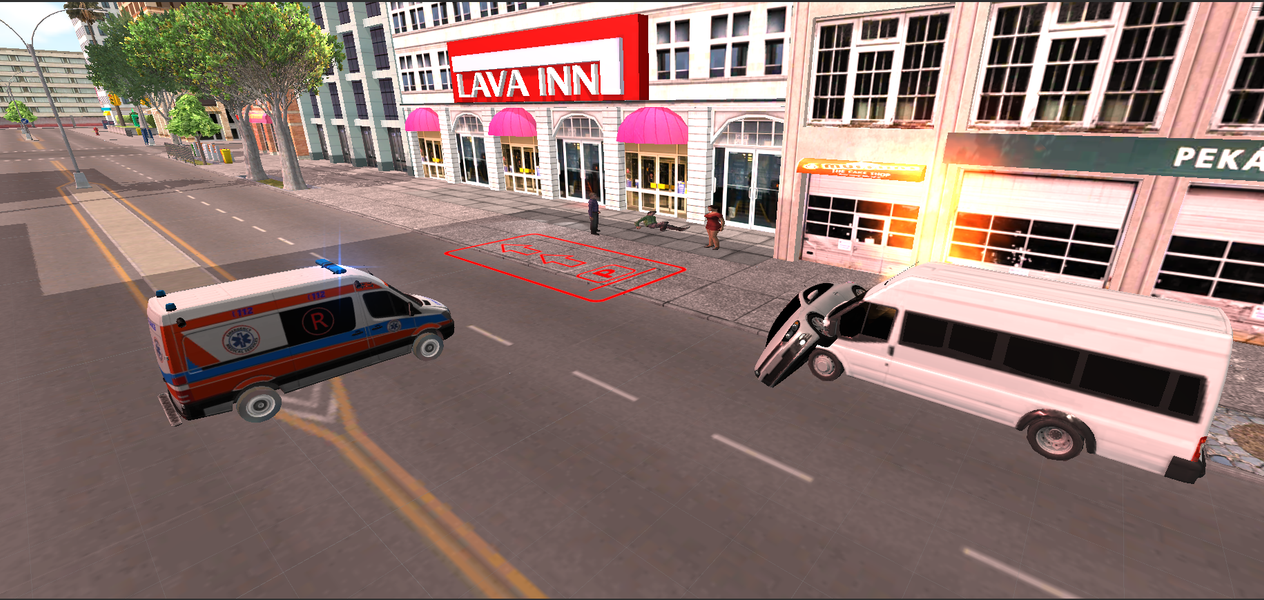 Ambulance Games City 3D - عکس بازی موبایلی اندروید