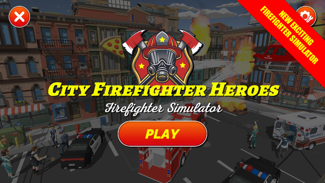 City Firefighter Heroes 3D - Gameplay image of android game