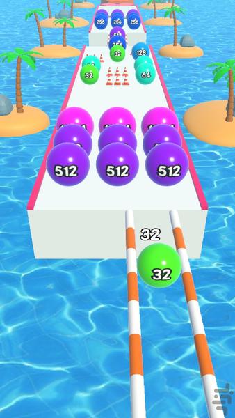 ۲۰۴۸ توپ دونده - عکس بازی موبایلی اندروید