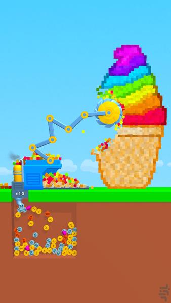 سنگ شکن تیغه ای - عکس بازی موبایلی اندروید