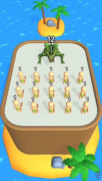 ادغام تکامل: نبرد با اژدها - Gameplay image of android game