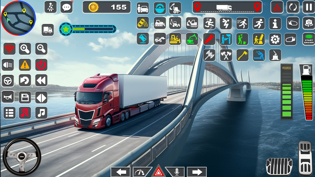 Heavy Transport Truck Games 3D - Gameplay image of android game