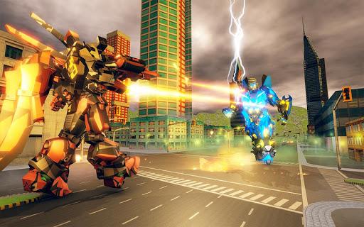 Robot Car Transformer Games 3D - Image screenshot of android app