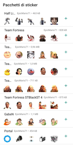 Valve Games Stickers WASticker - Image screenshot of android app