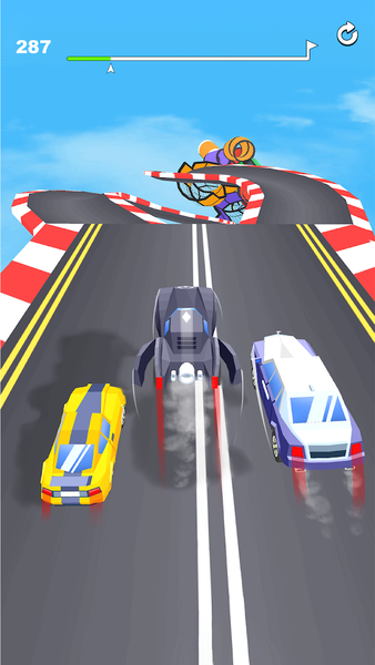 Ramp Racing 3D — Extreme Race - Gameplay image of android game