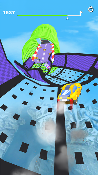 Ramp Racing 3D — Extreme Race - Gameplay image of android game