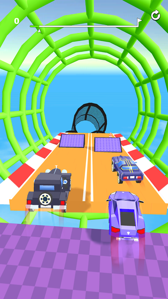 Ramp Racing 3D — Extreme Race - Gameplay image of android game
