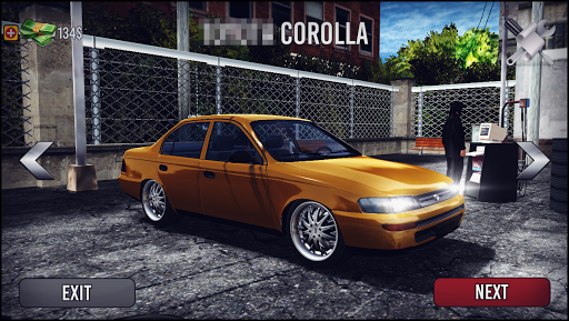 Corolla Drift & Driving Simulator - Gameplay image of android game