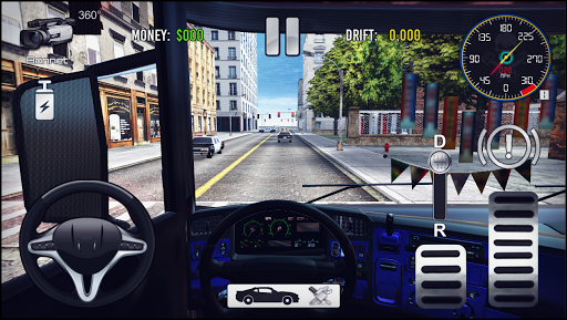 Truck Snowy Driving Simulator - Gameplay image of android game