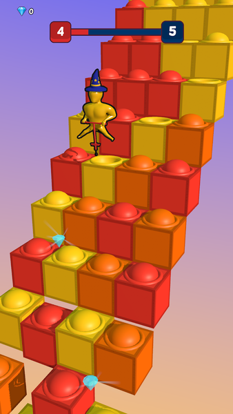 Pop It Run! 3D - Gameplay image of android game