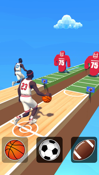 Sports Transform - Gameplay image of android game