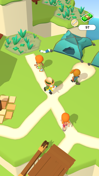Hikers Paradise: Park Manager - Gameplay image of android game