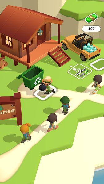 Hikers Paradise: Park Manager - Gameplay image of android game