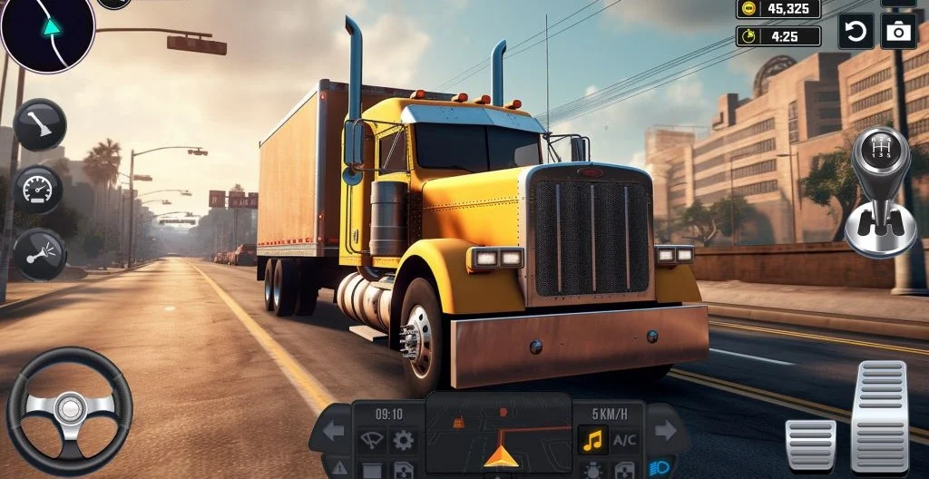 Truck Games 3D Driving School - Gameplay image of android game