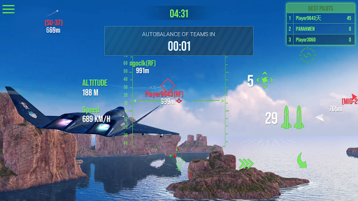 Modern Warplanes: PvP Warfare - Gameplay image of android game