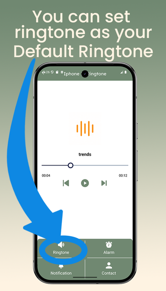 iPhone 17 pro Ringtone - Image screenshot of android app