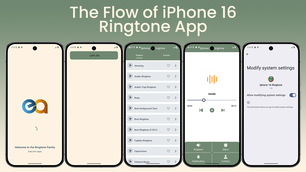 iPhone ۱۶ Pro Ringtone - عکس برنامه موبایلی اندروید