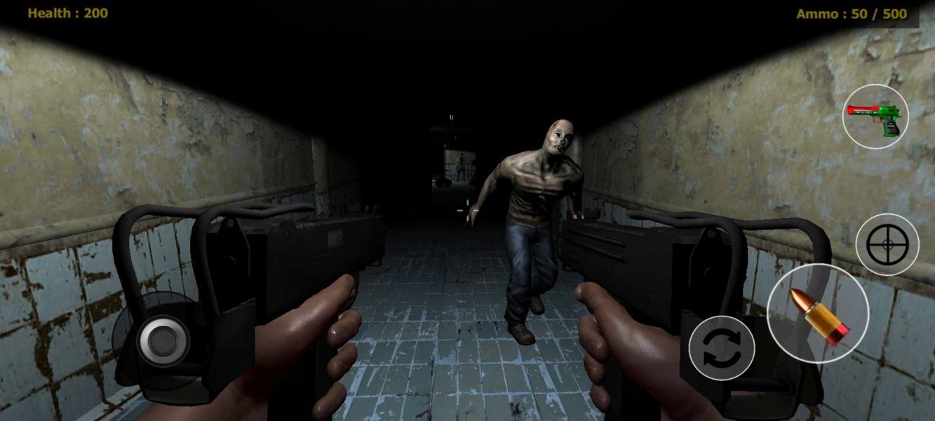 Zombie Evil Horror 4 - Gameplay image of android game