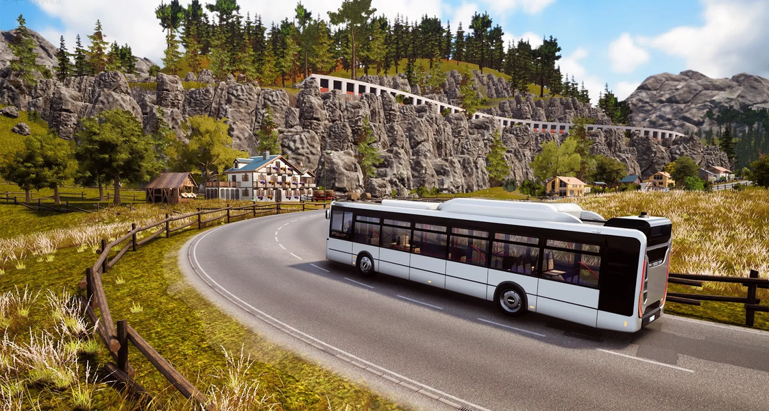 European Bus Driving Simulator - عکس بازی موبایلی اندروید