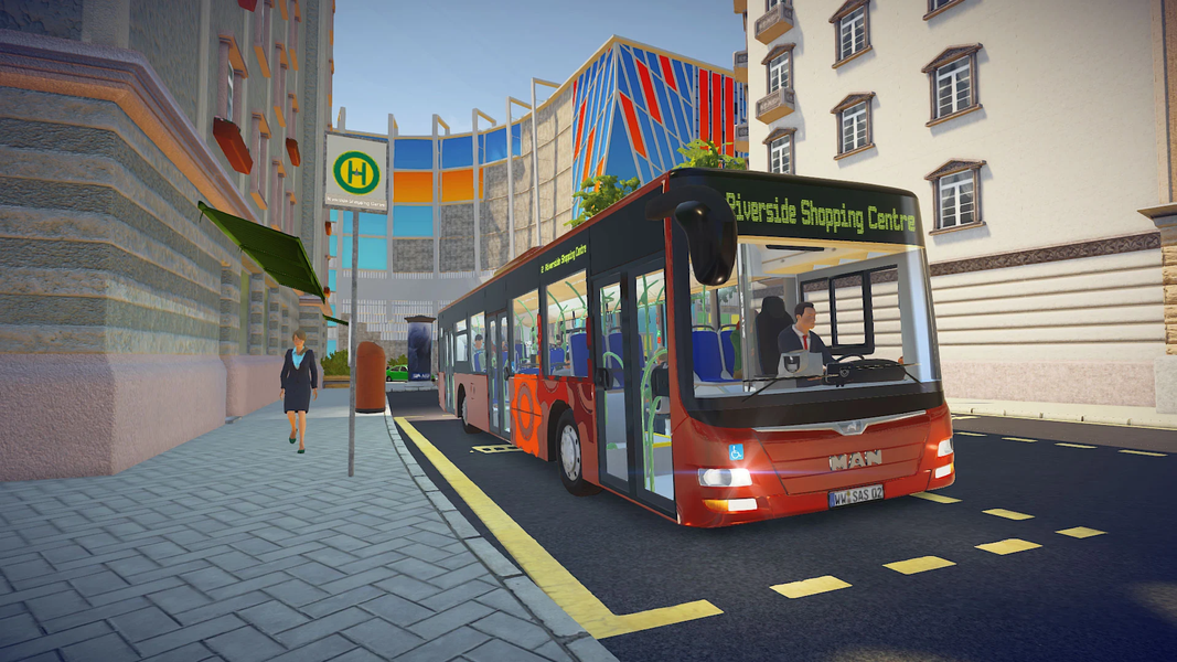 European Bus Driving Simulator - Gameplay image of android game