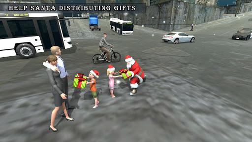 Crime City Simulator Santa Claus Rope Hero - Gameplay image of android game