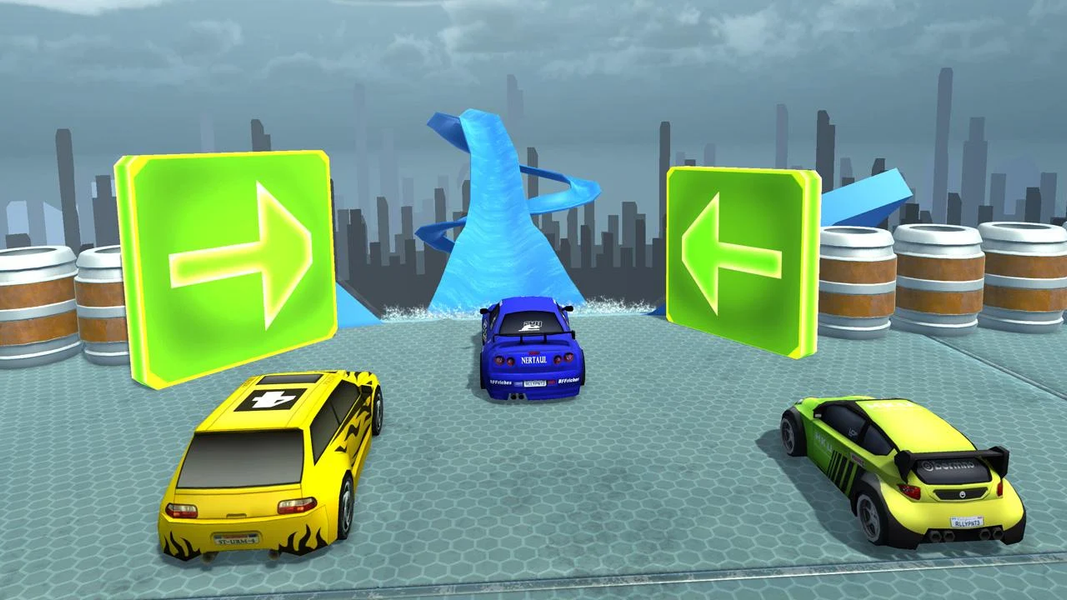 Sports Cars Water Sliding Game - عکس بازی موبایلی اندروید