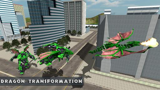 Dragon Robot Transform Game - Gameplay image of android game