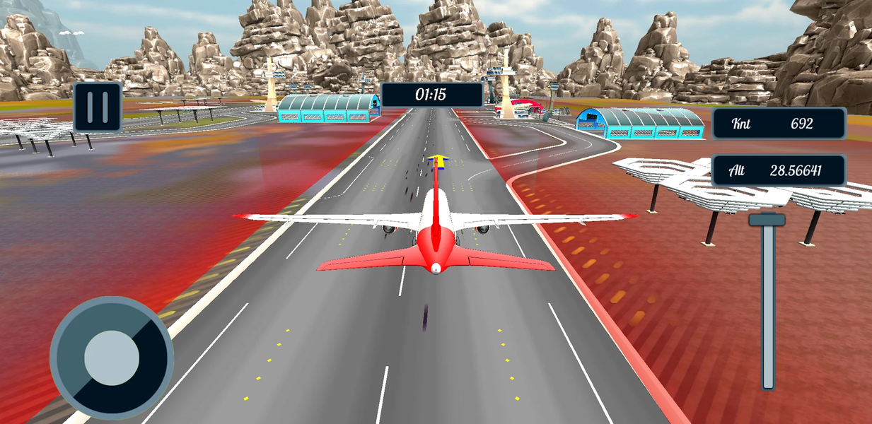 Plane Landing Simulator ۲۰۲۲ - عکس بازی موبایلی اندروید