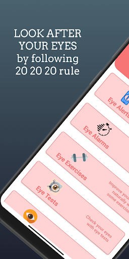 Eye Care Pro - Eye Exercises, 20 20 20, Eye Filter - Image screenshot of android app