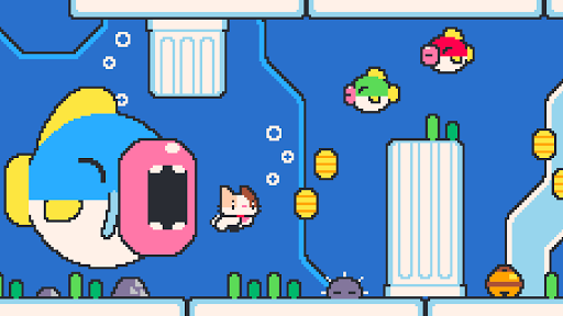 Super Cat Bros - Gameplay image of android game