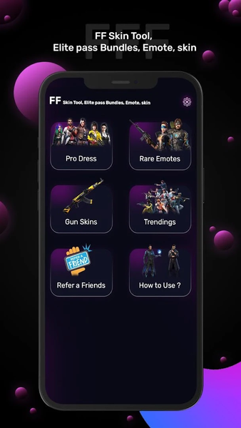 FFF Skin Tools : Fix Lag - عکس برنامه موبایلی اندروید