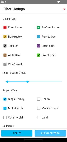 Foreclosure.com Find Homes - عکس برنامه موبایلی اندروید