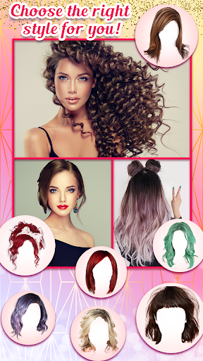 Hairstyle - Hair Styler Pro - Image screenshot of android app