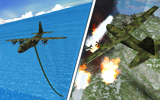 Flight Simulator C۱۳۰ Training - عکس بازی موبایلی اندروید