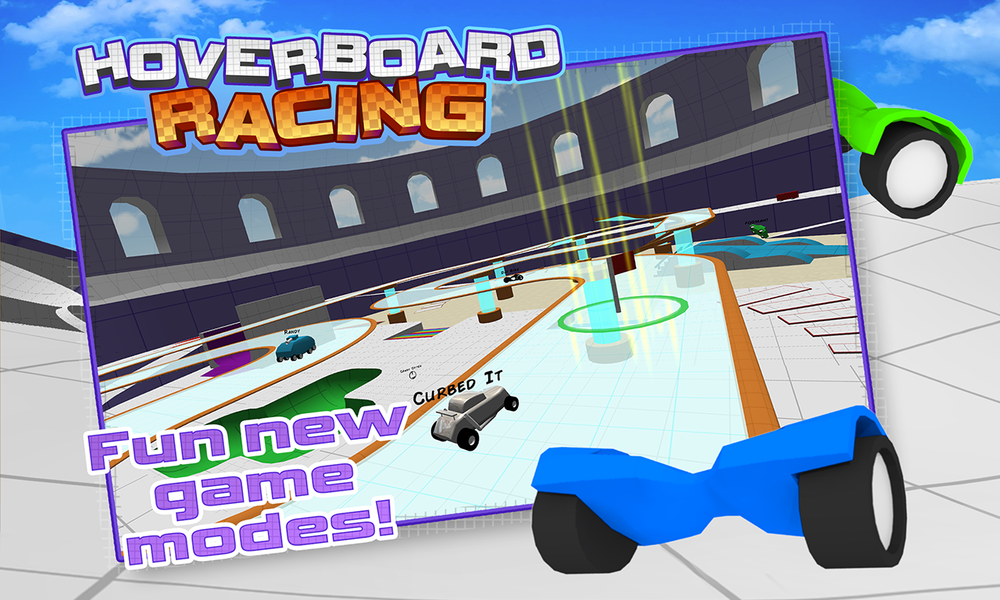 Hoverboard Racing - Gameplay image of android game