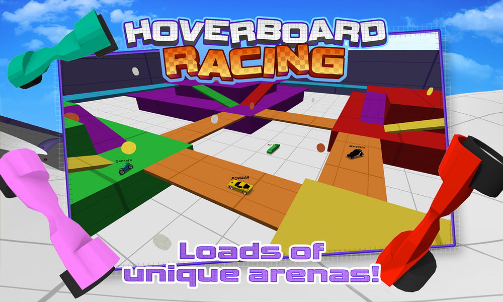 Hoverboard Racing - Gameplay image of android game