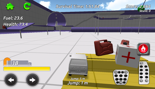 Stunt 3 Wheeler Simulator - Gameplay image of android game